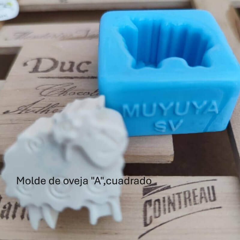 Moldes de silicona de Ovejas elaborado en silicona para uso en Velas, jabones, chocolate, resina. (valora unitarios en la descripción)