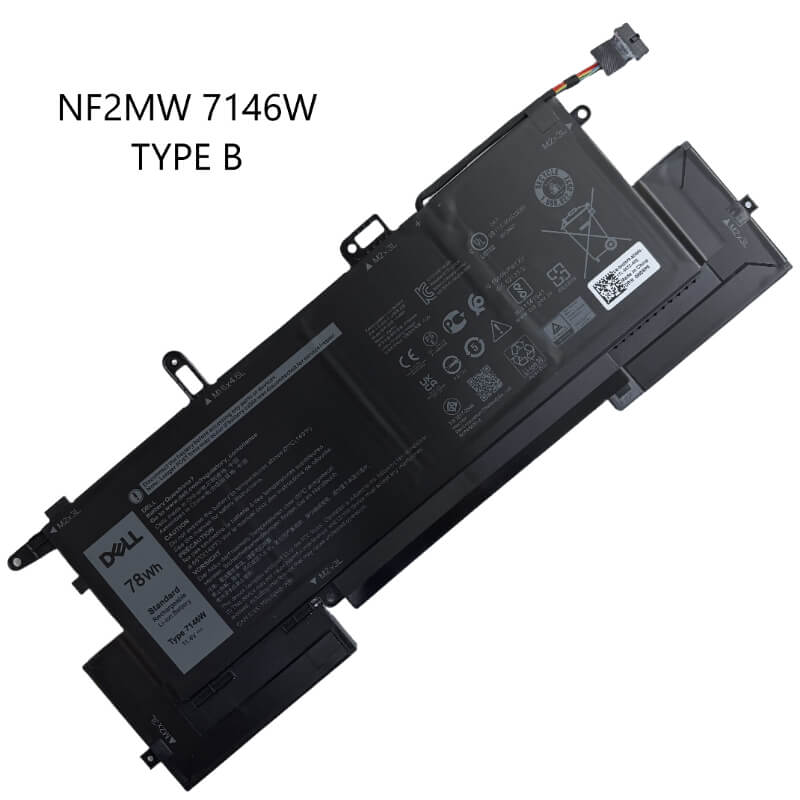 BATERIA DELL LATITUDE NF2MW 7146W TYPE B 78WH