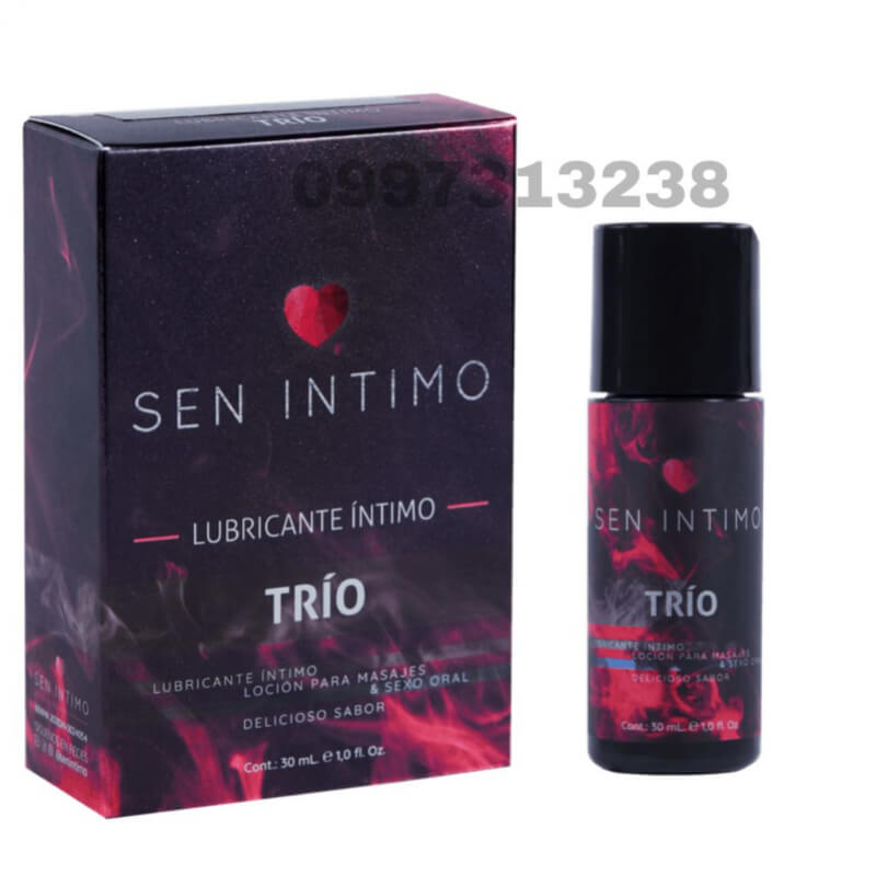 Lubricante Íntimo Trío: Masaje, Sabor y Calidez (30ml)