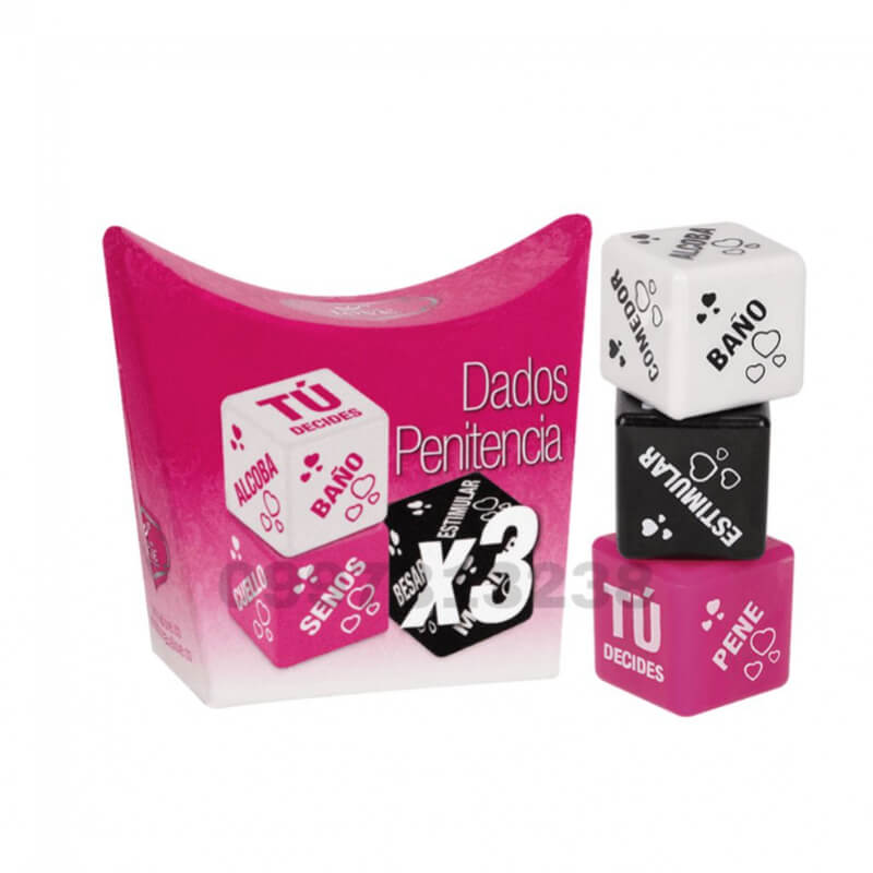 Dados Eróticos Penitencia x 3: Juego para Adultos