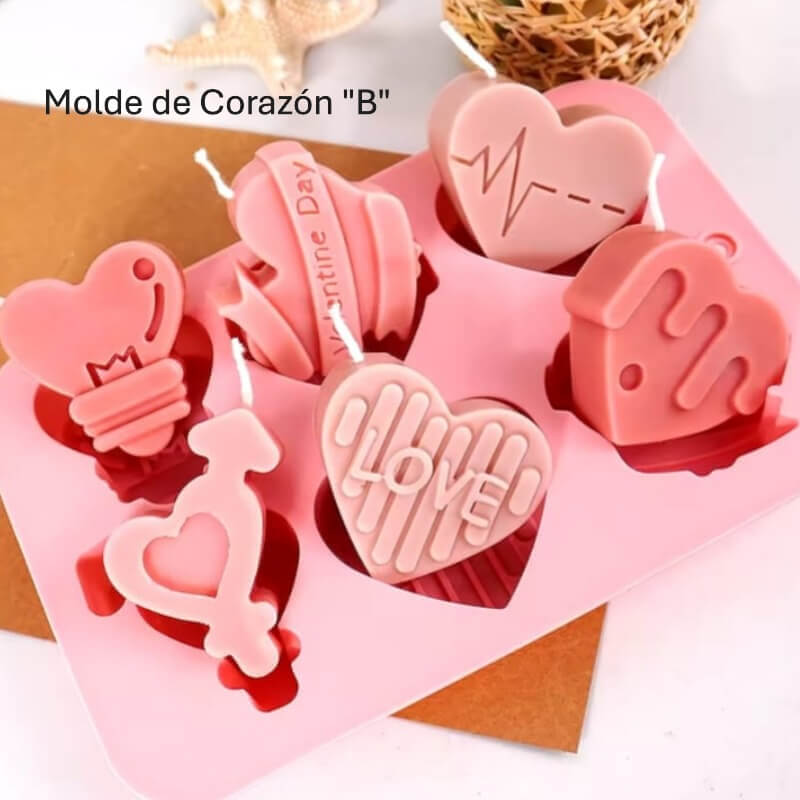Molde de Corazón