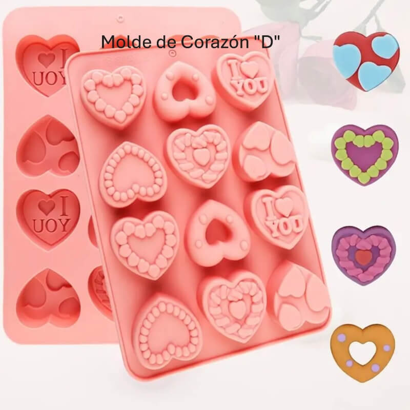 Molde de Corazón