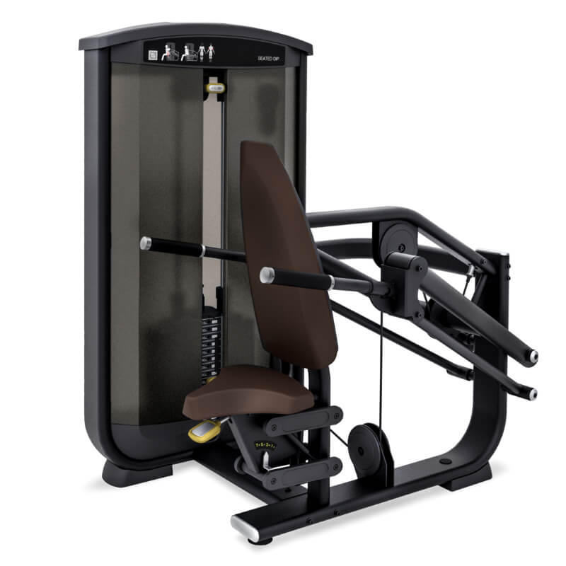 Press de tríceps y fondos sentado Intenza | Fitness Solutions Ecuador