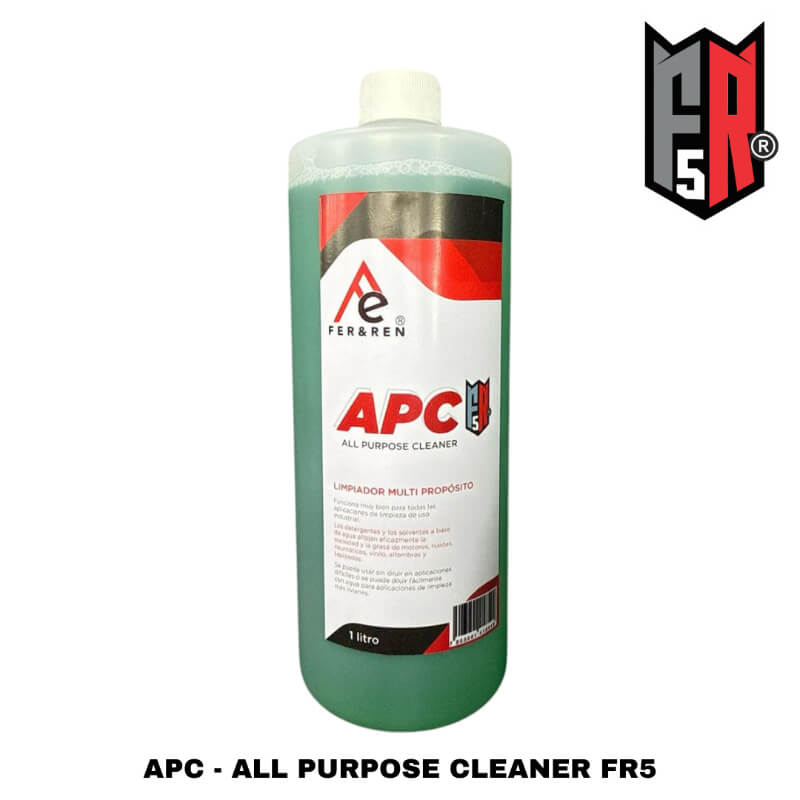 APC FR5 - All Purpose Cleaner 1 litro – Potencia Industrial para una Limpieza Total - Concentrado