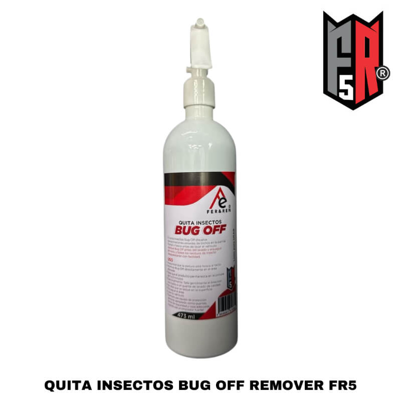 Quita Insectos Bug Off Remover FR5 – 473 ml Listo para usarse - Eliminación Instantánea de Residuos de Insectos