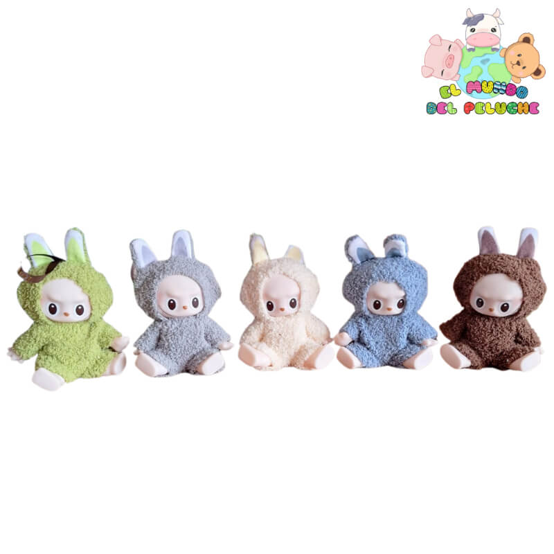 Llavero Labubu Económico | Diseño Coleccionable en Caja | 13cm x 8cm | Colores Exclusivos | El Mundo del Peluche