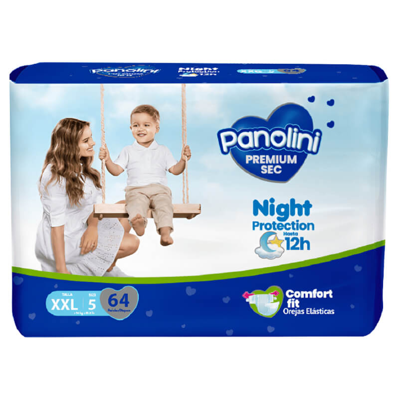 PAÑALES PANOLINI PREMIUM SEC XXG 64