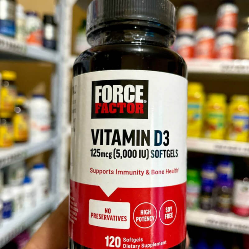 VITAMINA D3 5000IU FORCE FACTOR