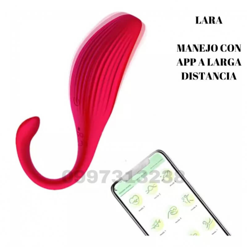 Huevo Vibrador Lara con App: Control Remoto y Placer a Distancia