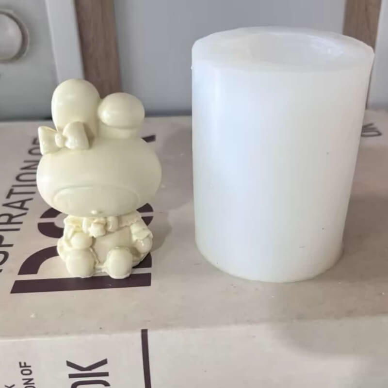 Molde de silicona de May Melody para uso en yeso, porcelana fría, cemento, chocolate, alimentos, resina. (precio unitario)