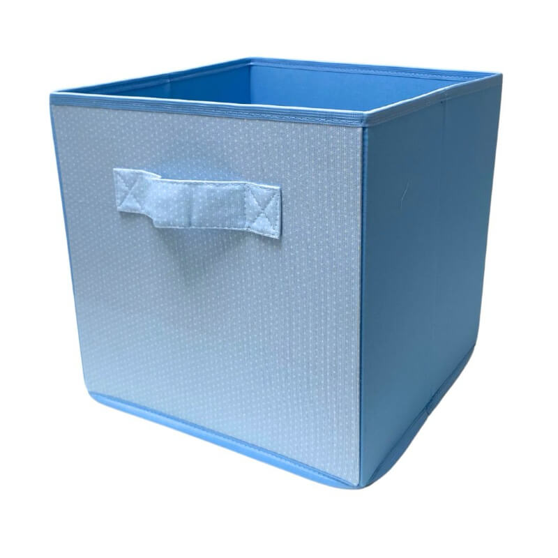 Caja Organizadora Celeste puntos pequeños