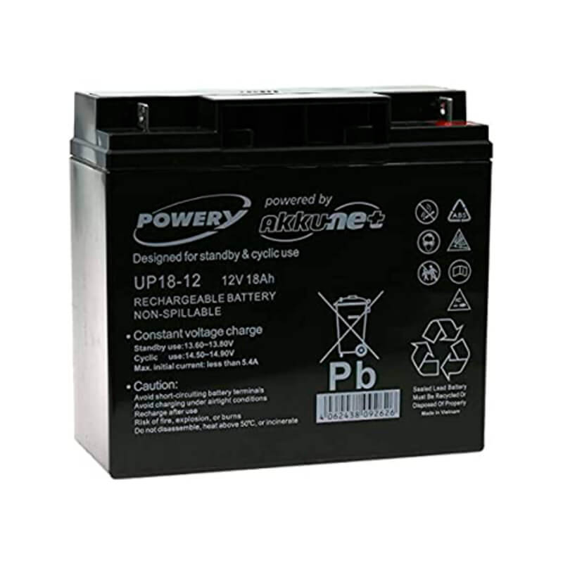 VIP | Batería Sellada VIP-1218 | 12V 18Ah | Libre de Mantenimiento