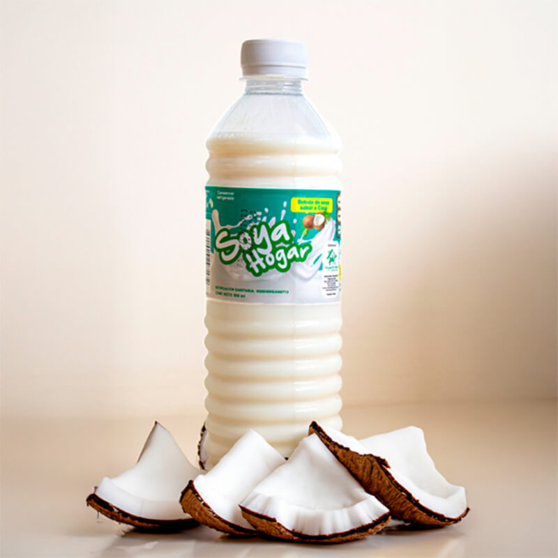 Bebida de Soya Sabor a Coco: Proteína Vegetal, Vitaminas y Minerales