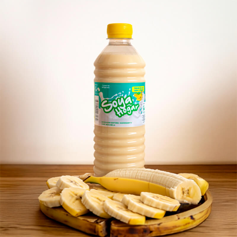 Bebida de Soya sabor Banana - Proteína vegetal, Vitaminas y Minerales