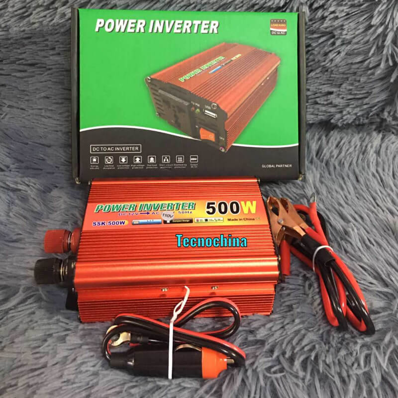 CONVERTIDOR 500W 12V A 110V