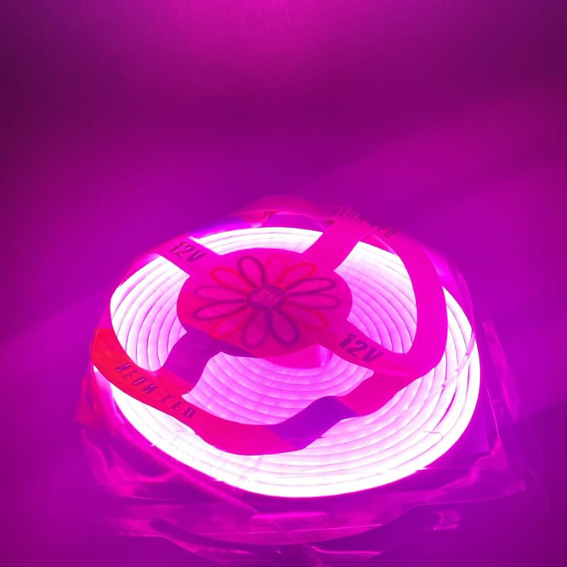 Cinta Manguera NEON led 12V color ROSADO 5 Metros