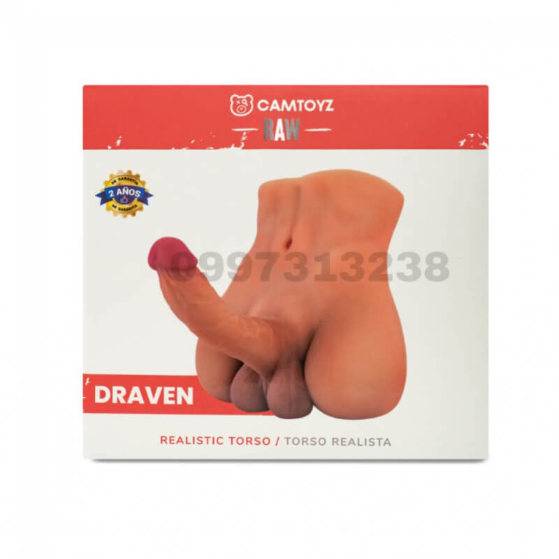 Raw Torso Draven: Masturbador Femenino Realista | Dildo Consoldador para Placer Intenso