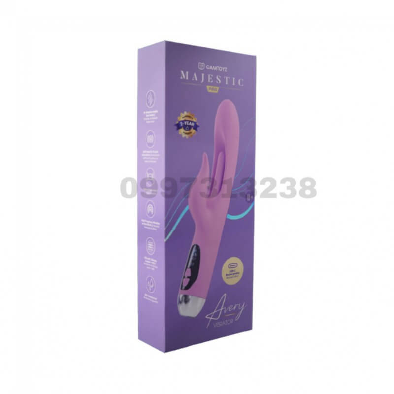 Vibrador Rabbit Avery Majestic Pro: Doble Estimulación Clítoris y Punto G