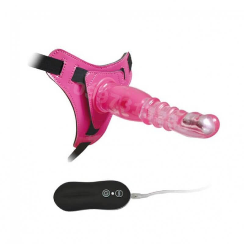 Arnés Strap-On Vibrador Heby Silicona - Placer Dual y Control Remoto