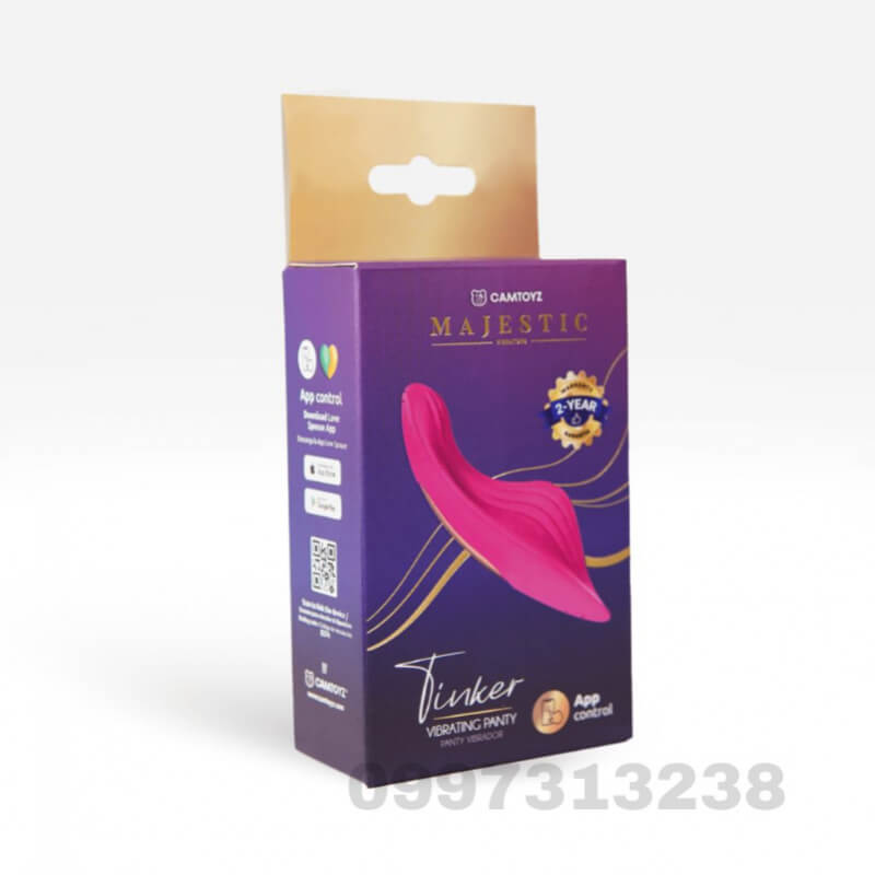 Panty Vibrador Inteligente Tinker Majestic: Control App, 9 Modos