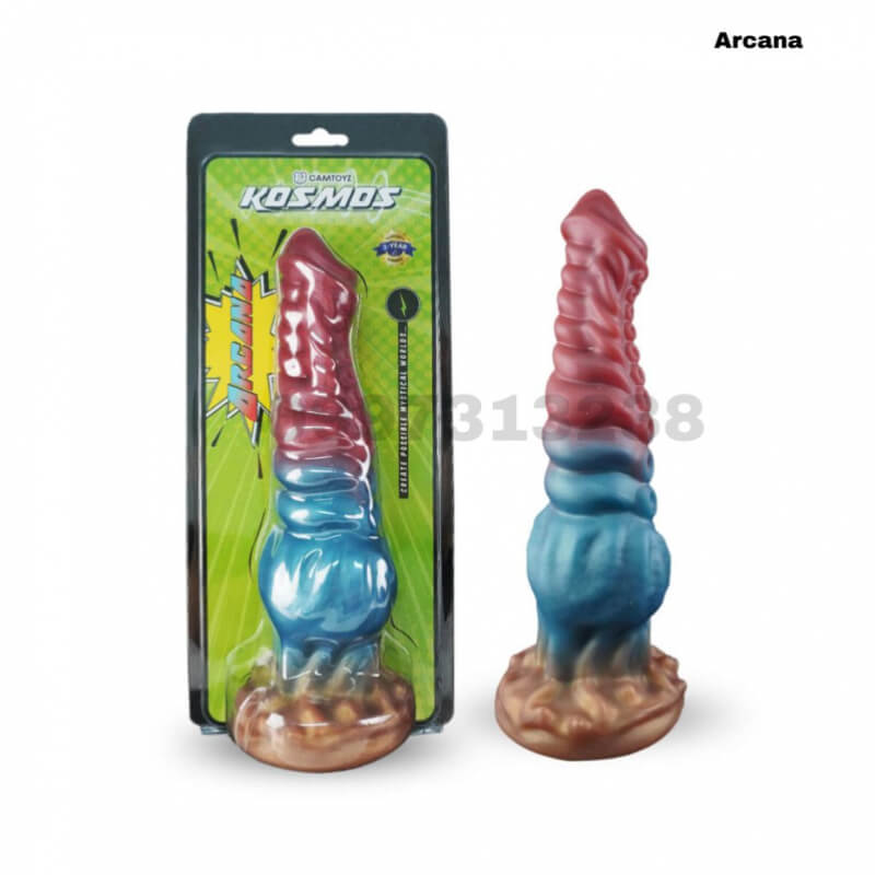 Dildo Tentáculo Arcana Kosmos - Consolador Fantasía, Textura Escamas y Venas
