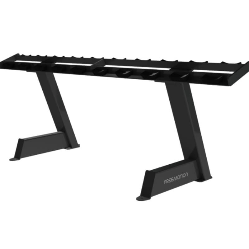 Rack de 1 nivel Freemotion para 5 pares de mancuernas | Fitness Solutions Ecuador