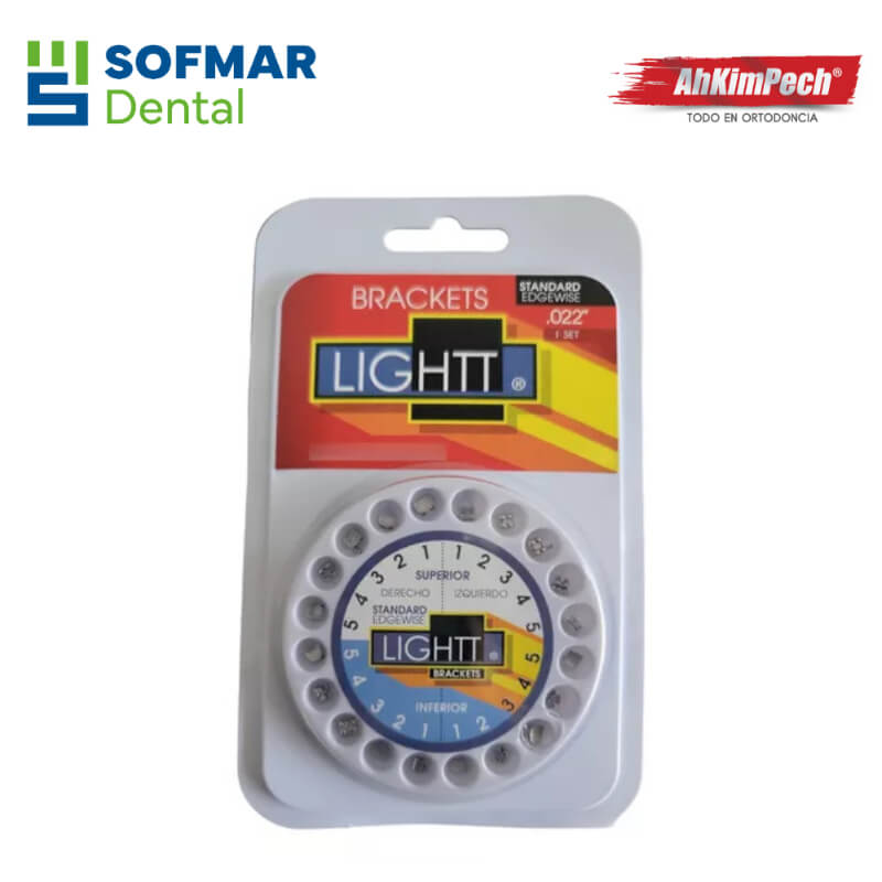 Set de Brackets Lightt Askimpech Standard .022 – Precisión, Retención y Confort en Cada Tratamiento | Depósito Dental Sofmar