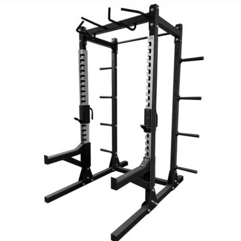 Half Rack SS1 de acero inoxidable Tag Fitness | Fitness Solutions Ecuador