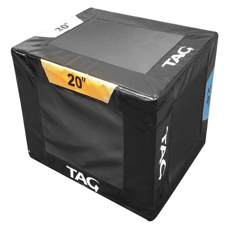 Caja pliométrica 3 alturas Tag Fitness | Fitness Solutions Ecuador