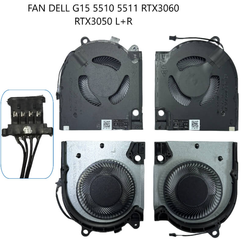 FAN DELL G15 5510 5511 RTX3060 RTX3050 L+R