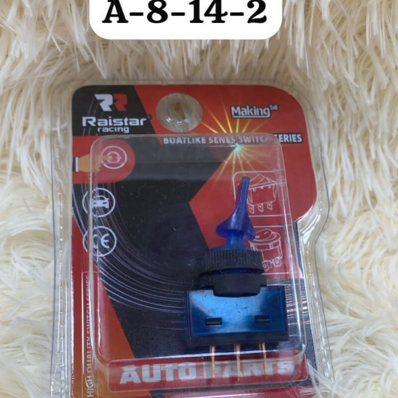 SWITCH PALANCA SPST 3 PINES CON LED 12V