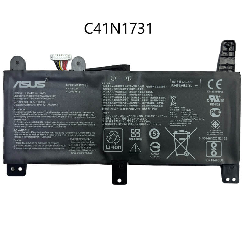 BATERIA ASUS C41N1731 8PINES