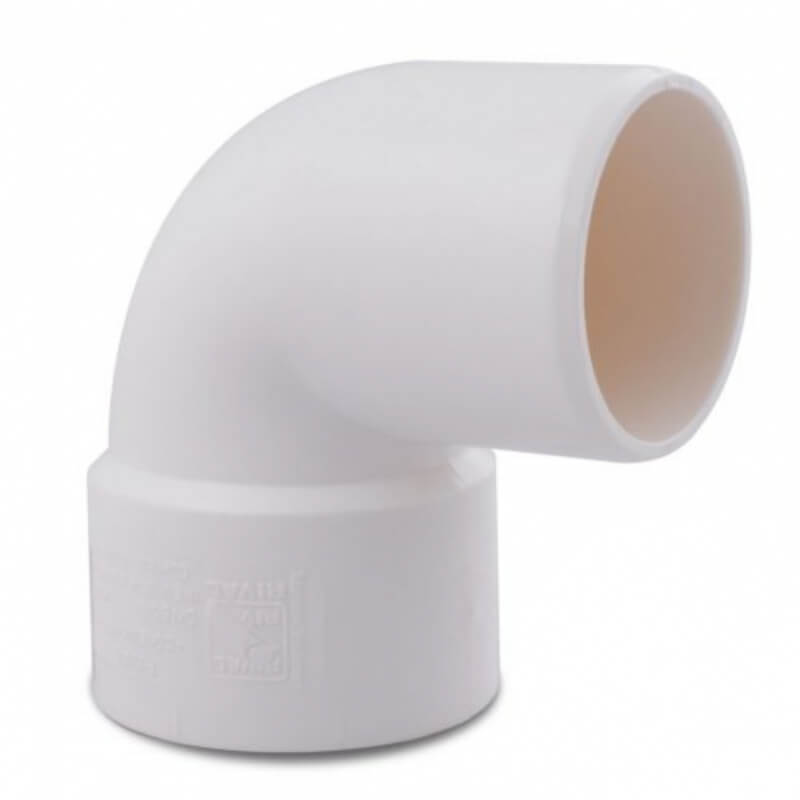 Codo PVC Rival 50mm × 90°