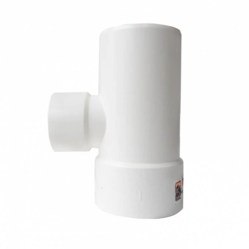 Tee Reductora PVC Rival 75mm × 50mm
