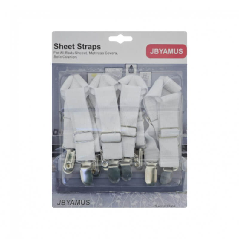 PACK DE 4 SOPORTES ELÁSTICO PARA SÁBANAS