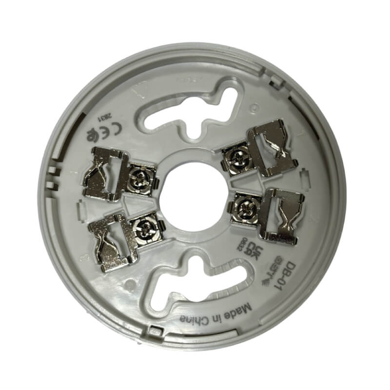 BASE PARA DETECTOR GST-GST200N-SP: FIJACIÓN Y CONEXIÓN