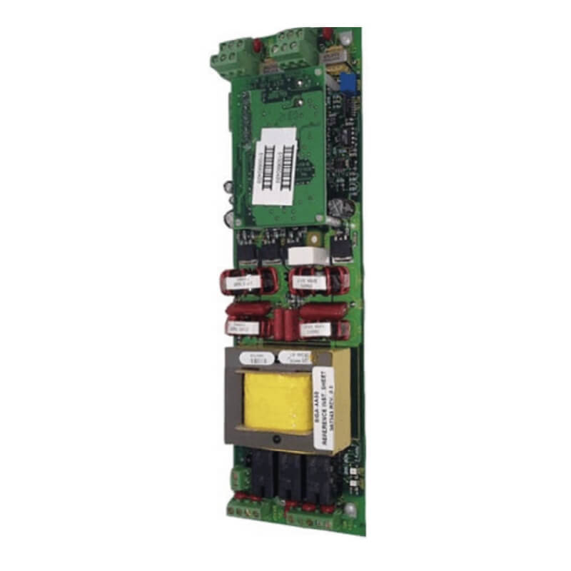INTELLIGENT AUDIO AMPLIFIER - 30 WATT. TWO RISER INPUTS, 1/25 VRMS, OUTPUT SELECTABLE 25/70 VRMS. COMMUNICATES WITH PANEL VIA SIGNATURE OR GSA DATA CI