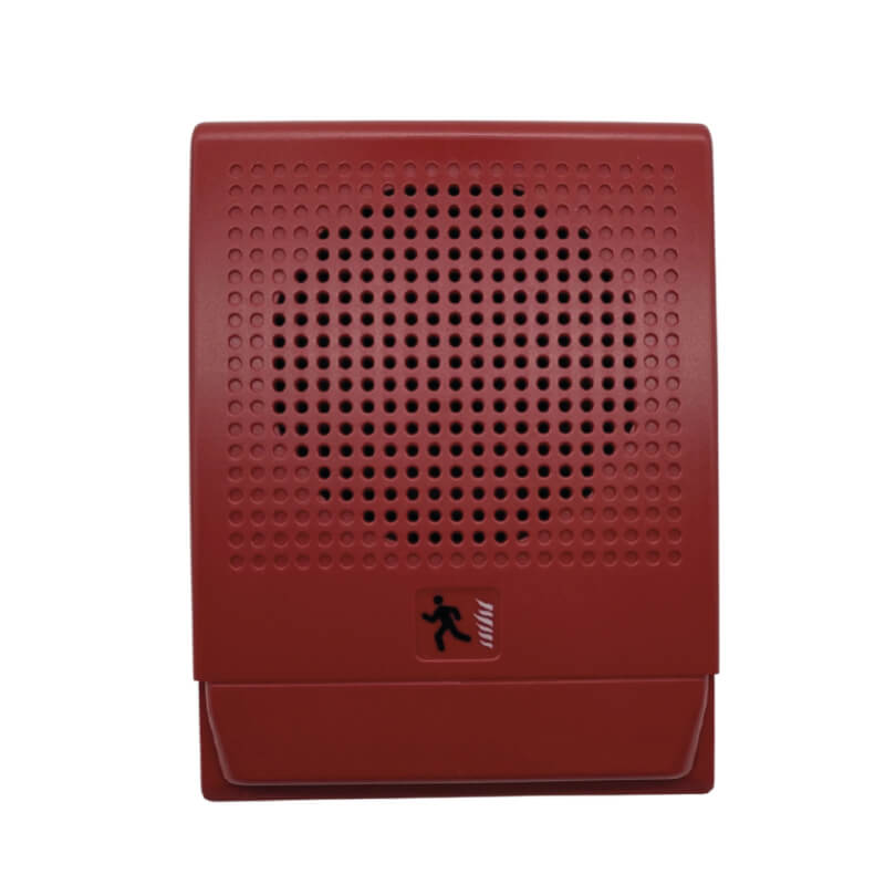 PARLANTE DE PARED, 25V o 70V, COLOR ROJO, 520HZ.