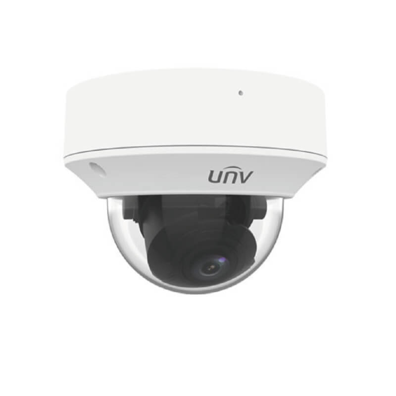 CAMARA DOMO IP IR 2 MP, IR 40Mt, LENTE 2,7-13,5MM MOTOR, 60FPS, ULTRA H265, IP67, IK10, ROI, HLC, MICRO SD, ONVIF PROFILE S,T., ANALITICAS CRUCE DE LI