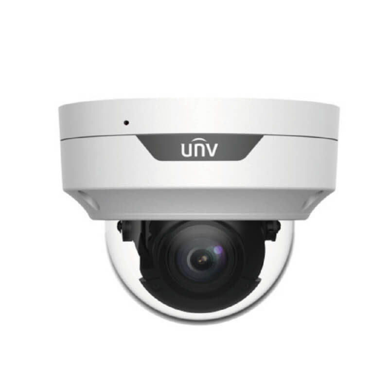 CAMARA DOMO IP IR 4 MP,IR 40Mt,LENTE 2,8-12MM MOTORIZADO,MICROFONO,ULTRAH265,WDR, POE, IP67, IK10, ROI, HLC, MICRO SD, ONVIF PROFILE S,G,T. API
