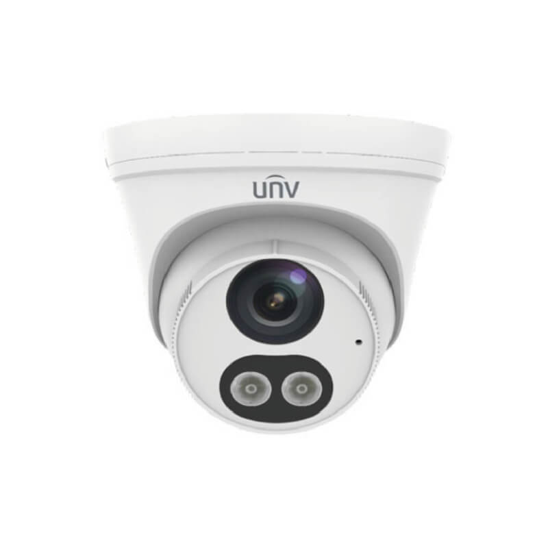 CAMARA DOMO TURRET IP COLORHUNTER IR 2 MP METAL + PLASTICO, IR 30 MT, LENTE 2.8MM, ULTRA H265, MIC, DWDR, POE, IP67, ROI, HLC, MICRO SD, OVNIF PROFILE
