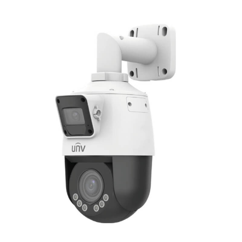 CAMARA DOMO PTZ IP IR DUAL 2*2 MP WDR LIGHTHUNTER,IR 50 MTS,ICR,H265,MICRO SD,ONVIF,IP66