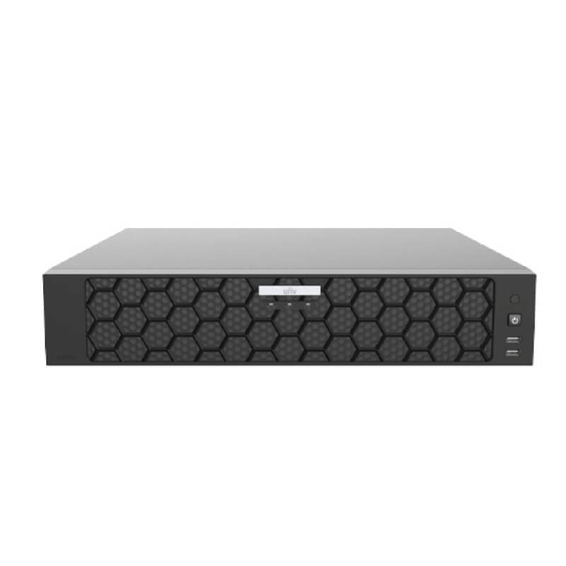 NVR 64 CH 4K,H264/H265,GRAB HASTA12MP,TROUGHPUT IN-OUT 320/160 MBPS,1 HDMI,1 GA,P2P, MS, 8DD HASTA 12TB,N+1 HOT SPARE,ANR, SMART FUNCTIONS ONVIF PROFI