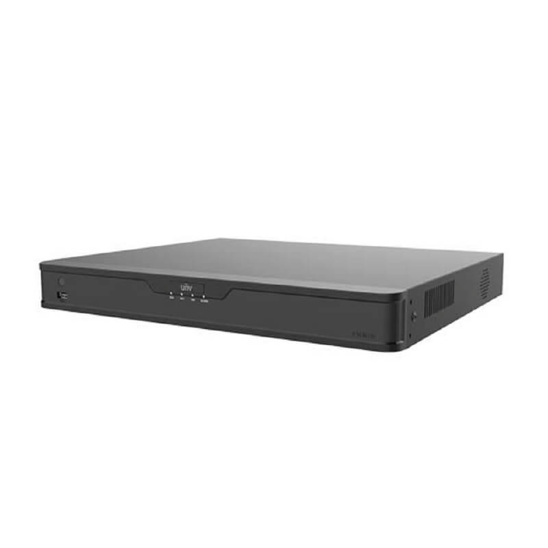 NVR HIBRIDO 16 CH VIDEO BNC(AHD,CVI,TVI,CVBS) Y 8 CANALES IP, HASTA 80MPBS,HDMI,VGA,8MP, AUDIO,RS485, 2 X USB 2.0,2HDD-8TB,ALARM IN4/OUT1, ONVIF