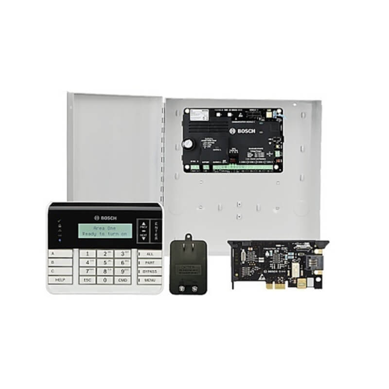 KIT ALARMA 16 ZONAS (8 CABLEADAS+ 8 INALÁMBRICAS) CON IP