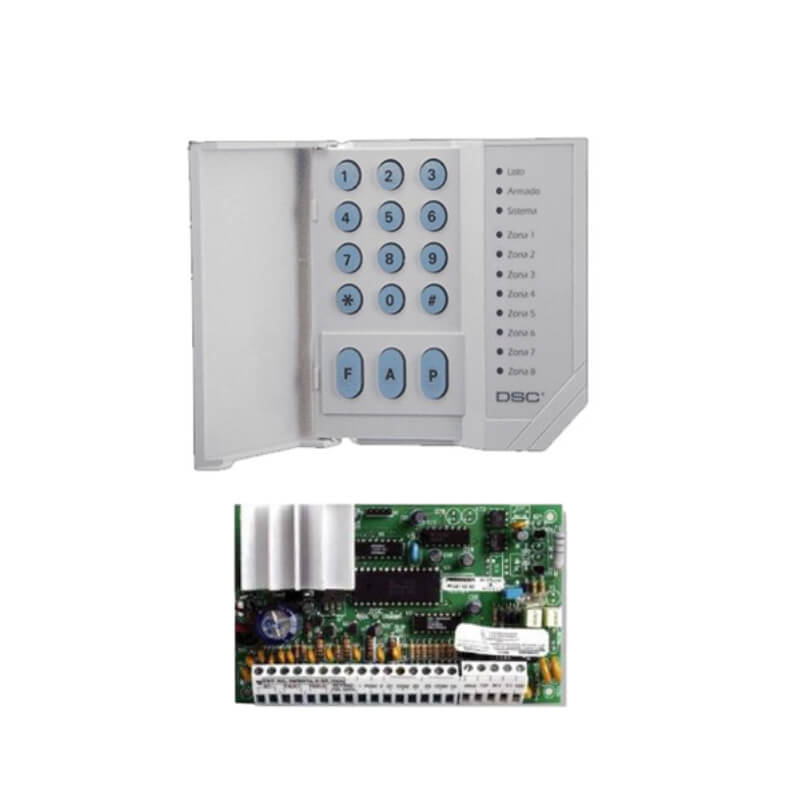 PANEL DE ALARMA 4 ZONAS INTRUSIÓN