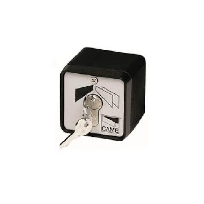 INTERRUPTOR SOBREPUESTO CON LLAVE CAJA DE ALEACION DE ALUMINIO
