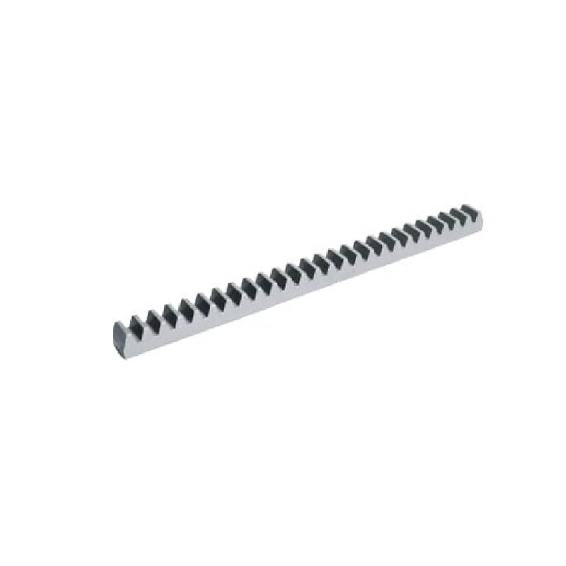 CREMALLERA GALVANIZADA DE ACERO LAMINADO 22X22mm MÓDULO 4. 1MT. PARA MOTOR CORREDIZO. FIJACIÓN POR SOLDADURA, SIN PERNOS.