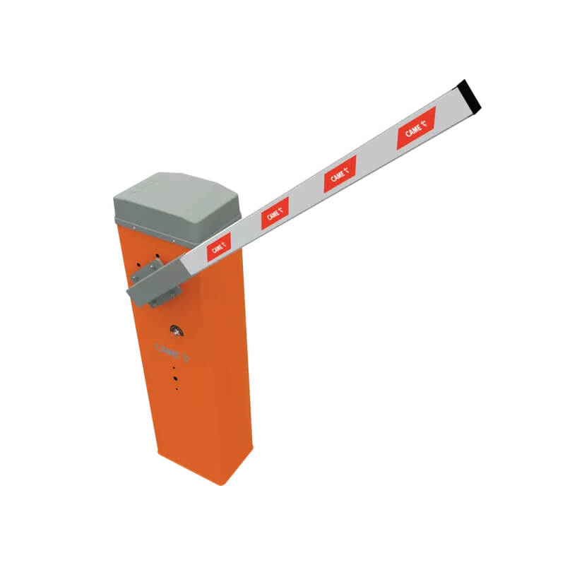 KIT BARRERAS LT4 NO ILUMINADA COLOR NARANJA, INC. GARD LT4 120V MOTOR 24V, MASTIL 4MTS