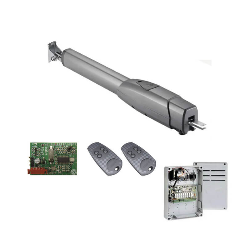 KIT DE MOTOR DE BRAZO ATS 3M, 1 HOJA, CUADRO DE MANDO INDUSTRIAL ZLXM, TARJETA RF MODELO 001AF43S, EMISOR BICANAL MODELO 01TOP-432EE